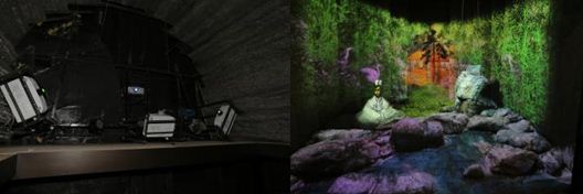 NEC PA500U+工程投影機智能融合“白居易履道坊宅院”色彩鮮艷逼真