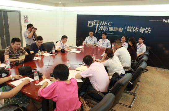 NEC高層接受BIRTV參會媒體專訪
