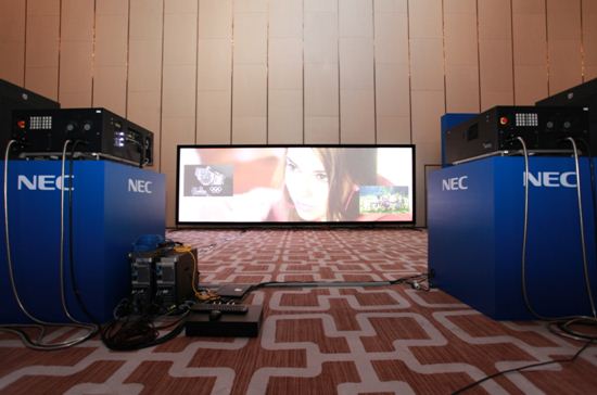 NEC激光投影機搭建“激光7K融合解決方案”